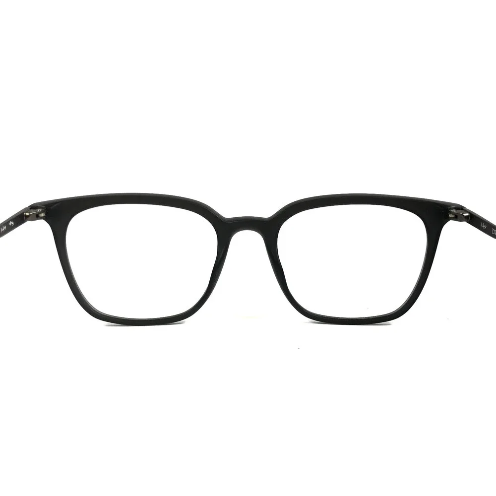 Dragon Eyeglasses Frames ZIGGY LL ION 022 Matte Dark Gray Square 55-20-145